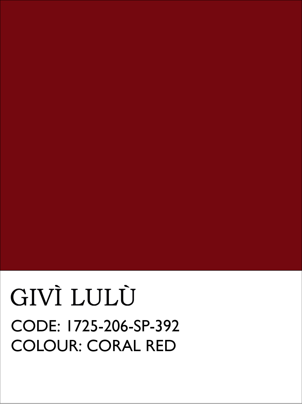 Tessuto Percalle 200 Thread Count - CORAL RED