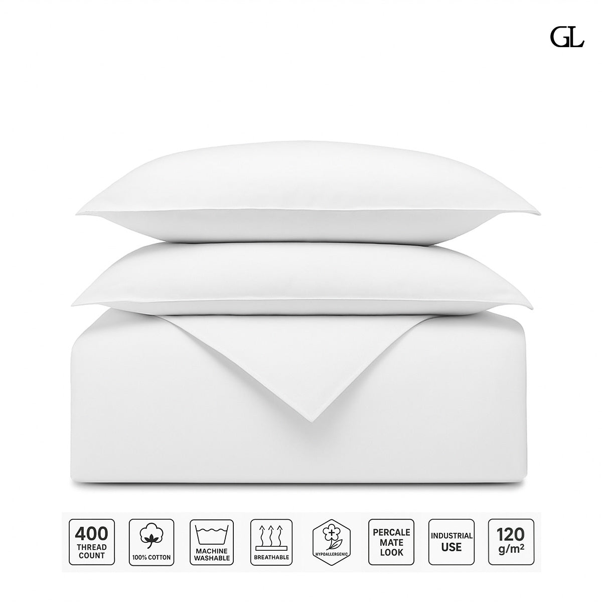 400 Thread Count Percale Duvet Covers