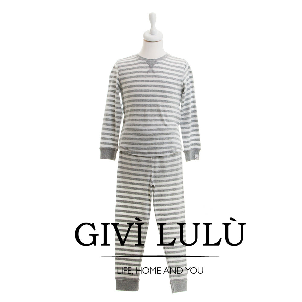 Completo Pigiama A Righe Bambino - Serafino Pigiama