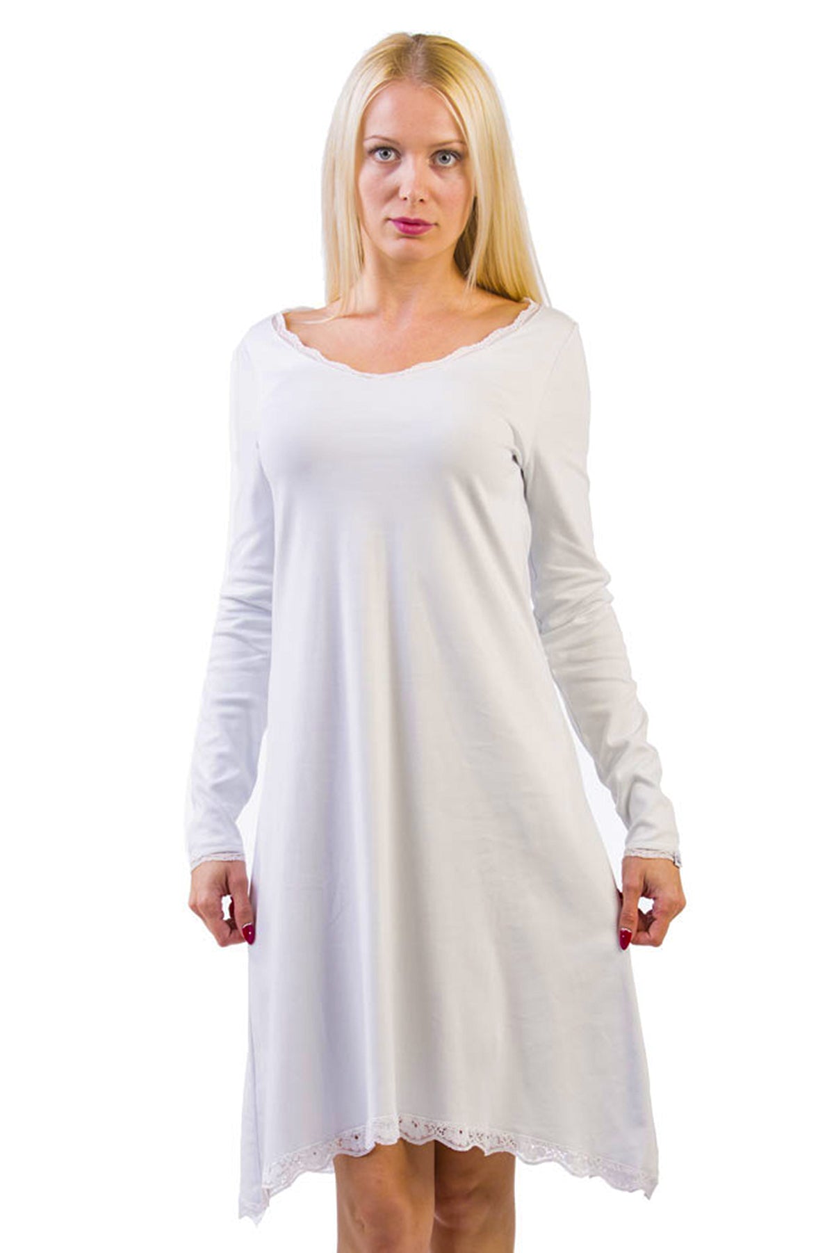 Camicia Da Notte Con Maniche Lunghe - Juna