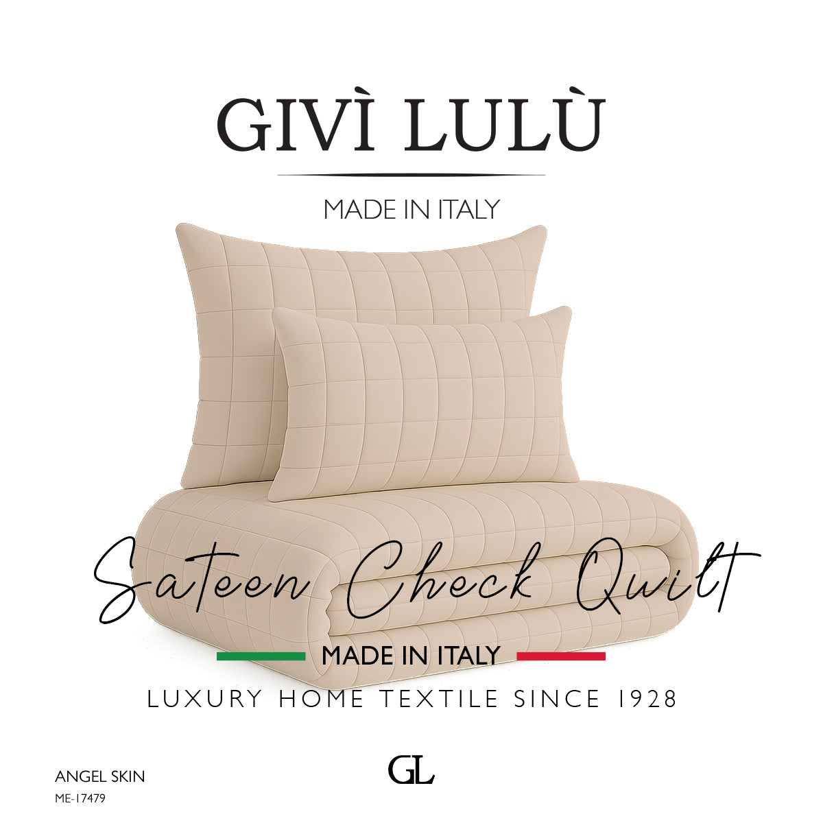 Check Quilt Mid Season - ANGEL SKIN