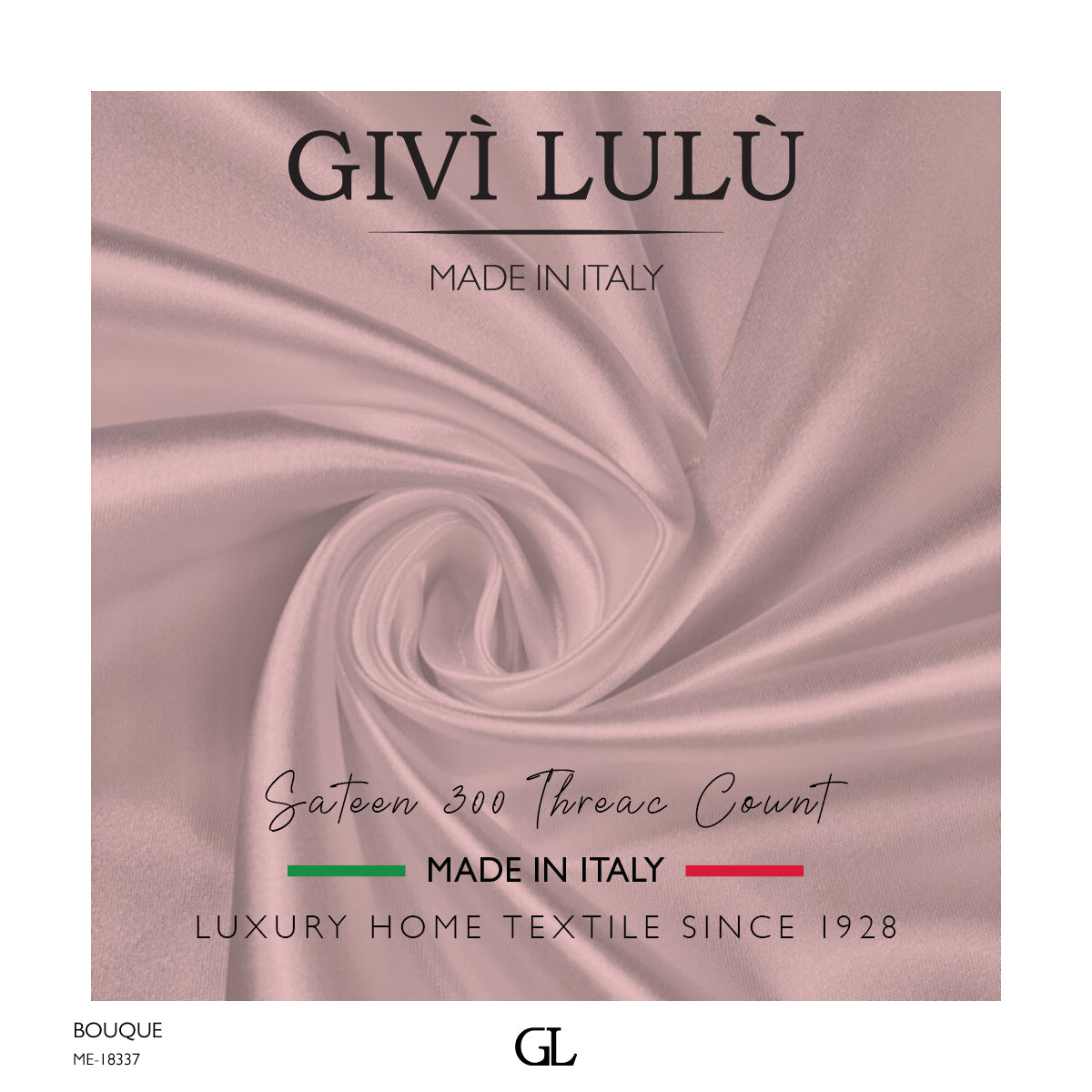 300 Thread Count Sateen Fabrics - bouque