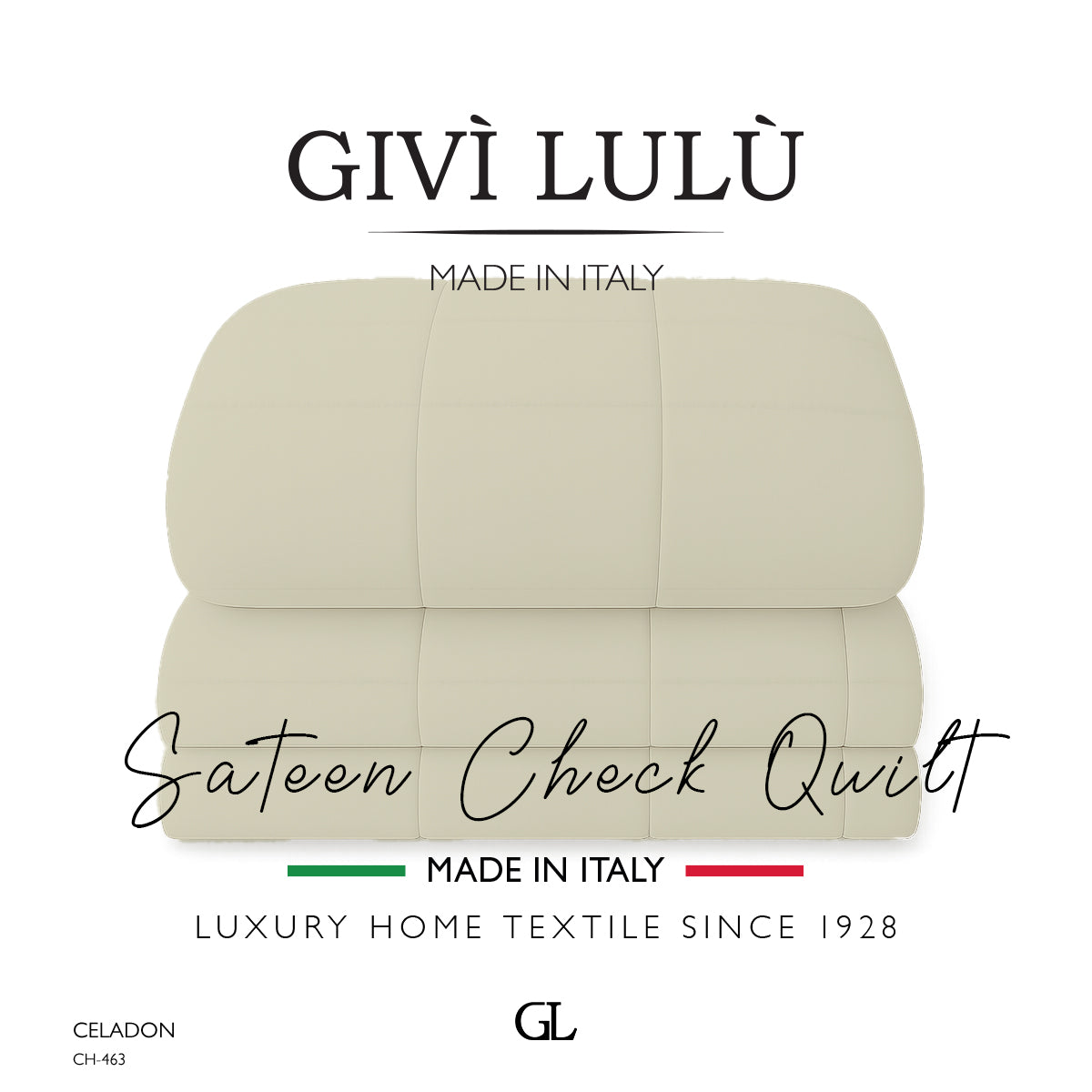 Check Quilt Winter - CELADON