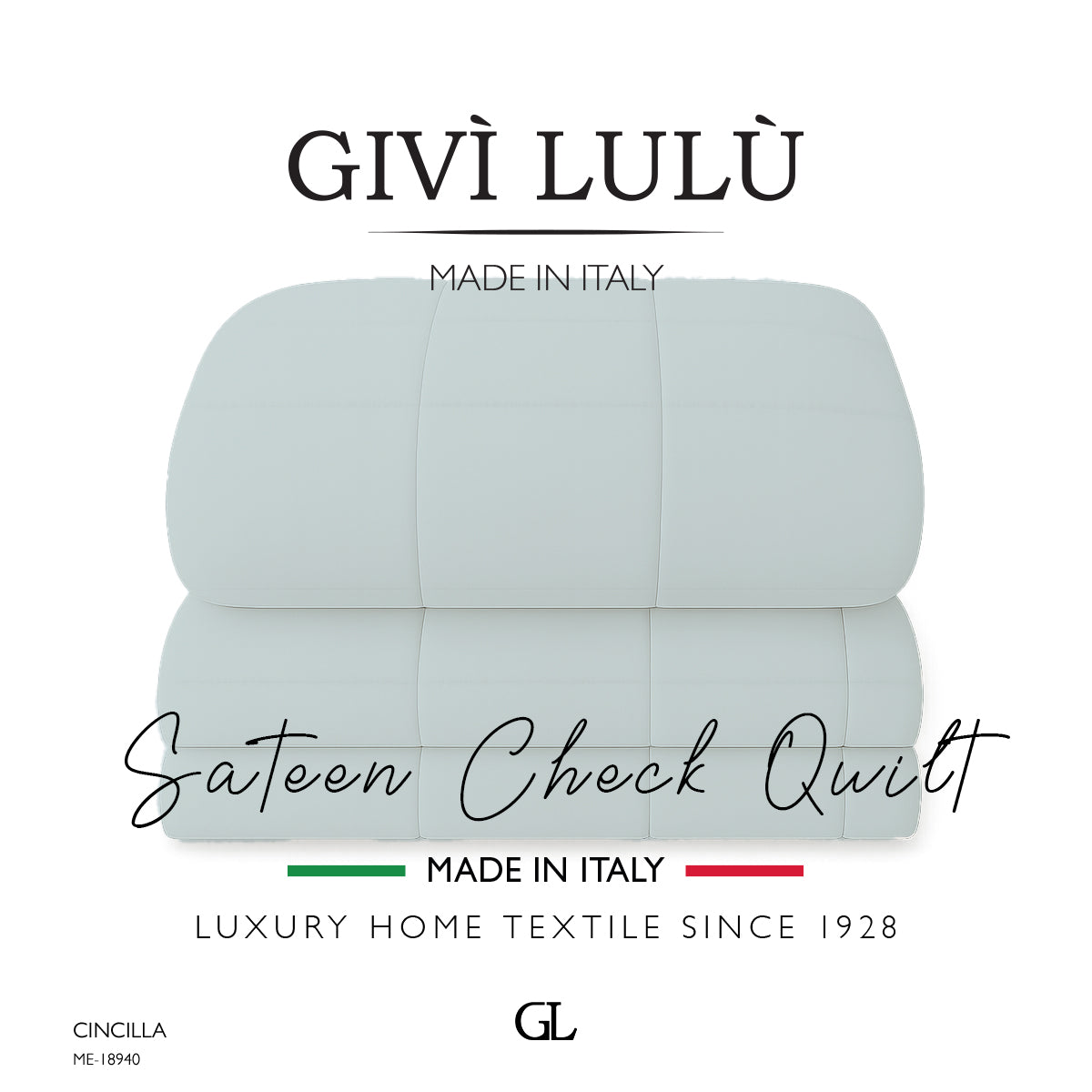 Check Quilt Winter - cincilla