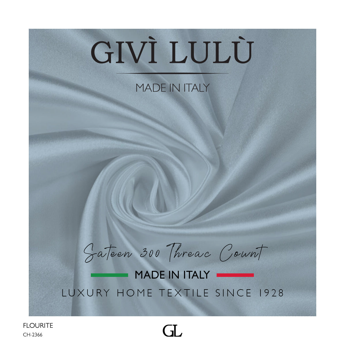 300 Thread Count Sateen Fabrics - flourite