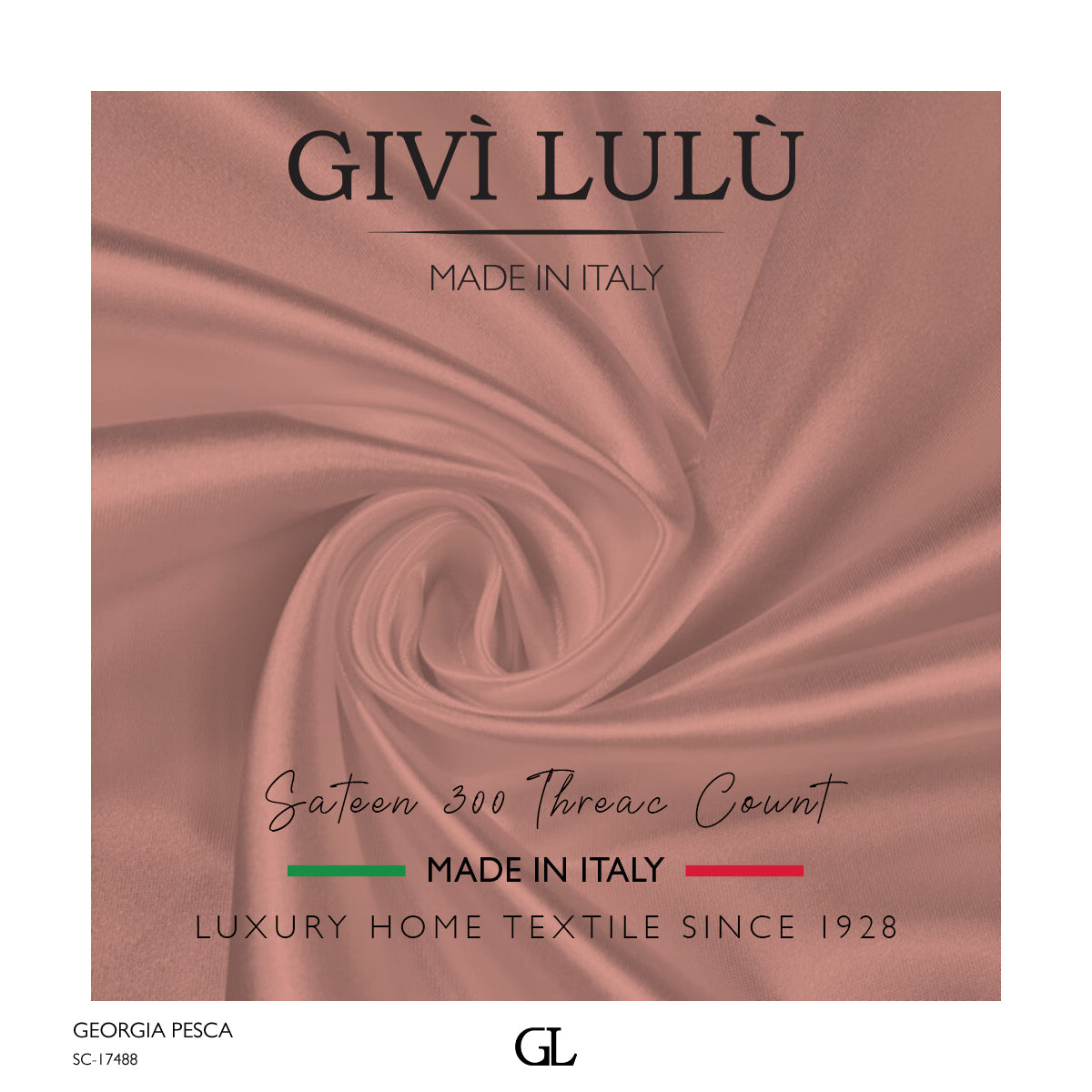 300 Thread Count Sateen Fabrics - GEORGIA PESCA