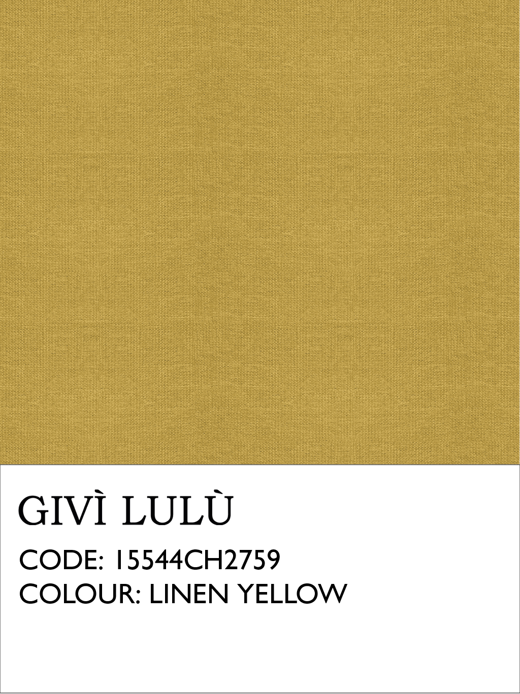 100% Linen Fabrics - Linen Yellow