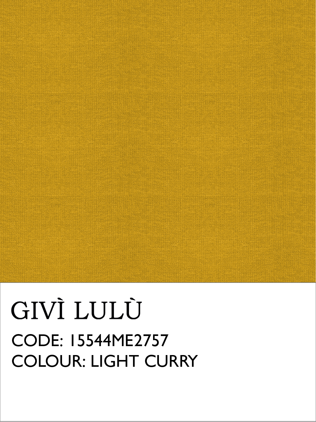100% Linen Fabrics - Light Curry