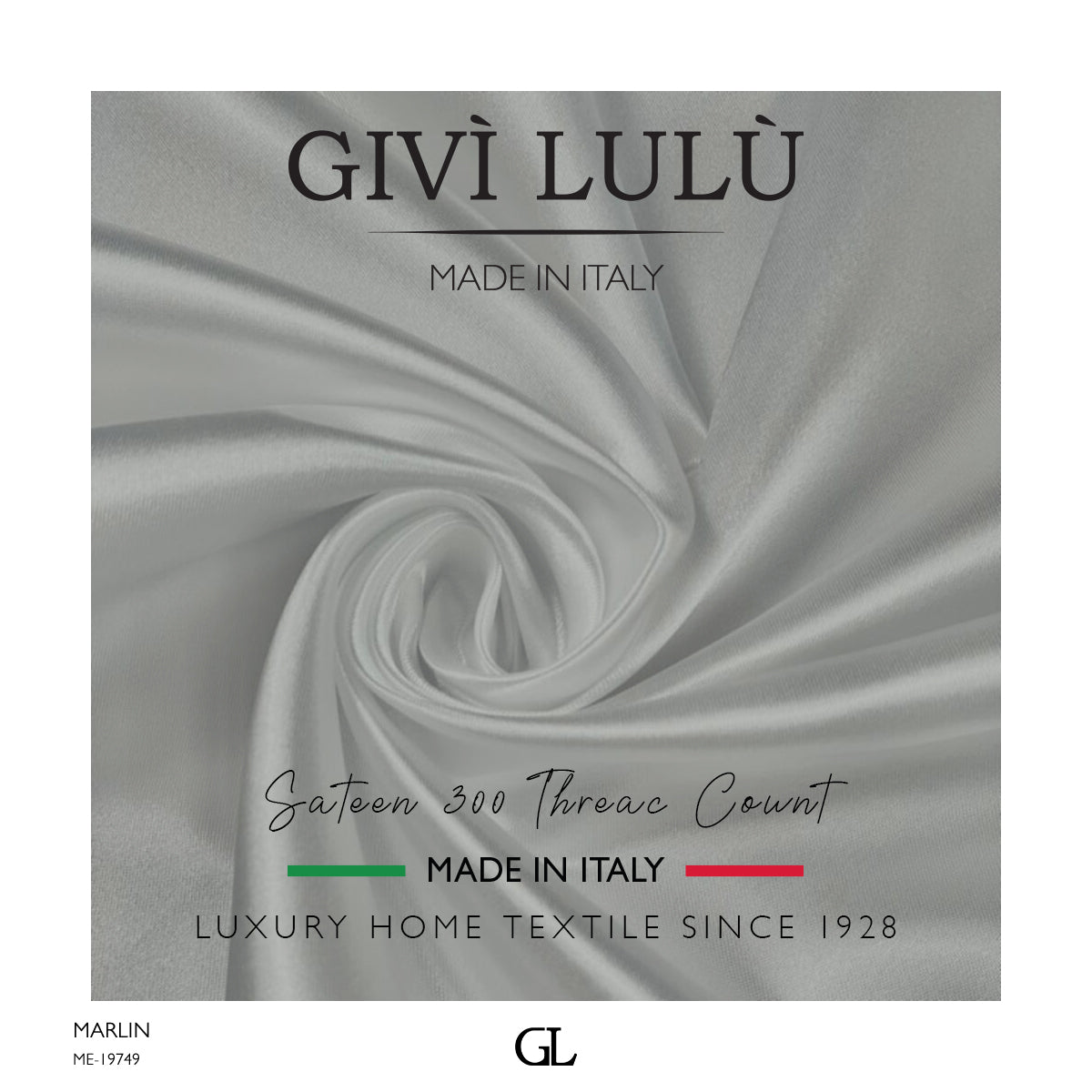 300 Thread Count Sateen Fabrics - MARLIN