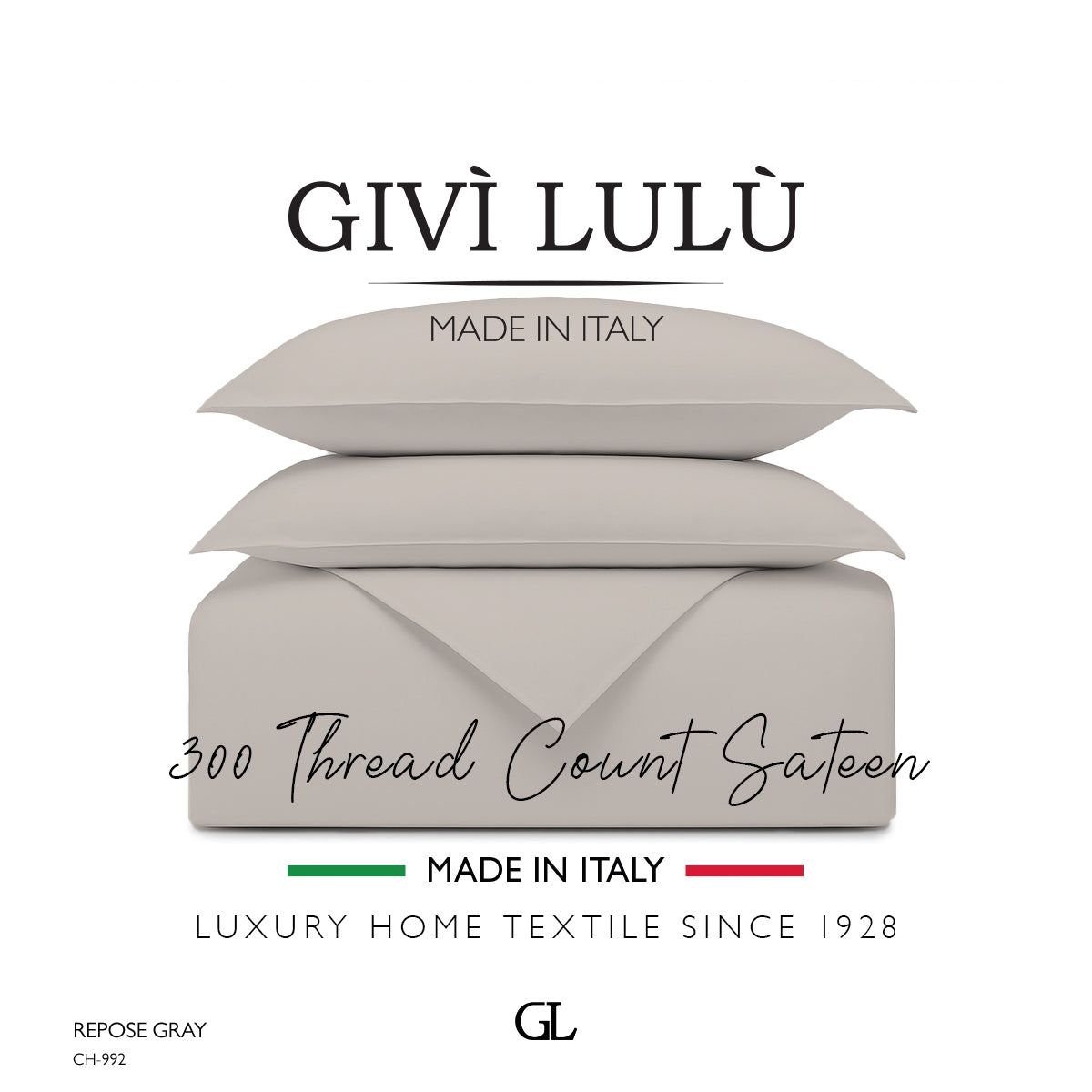 Solid 300 Thread Count - repose gray