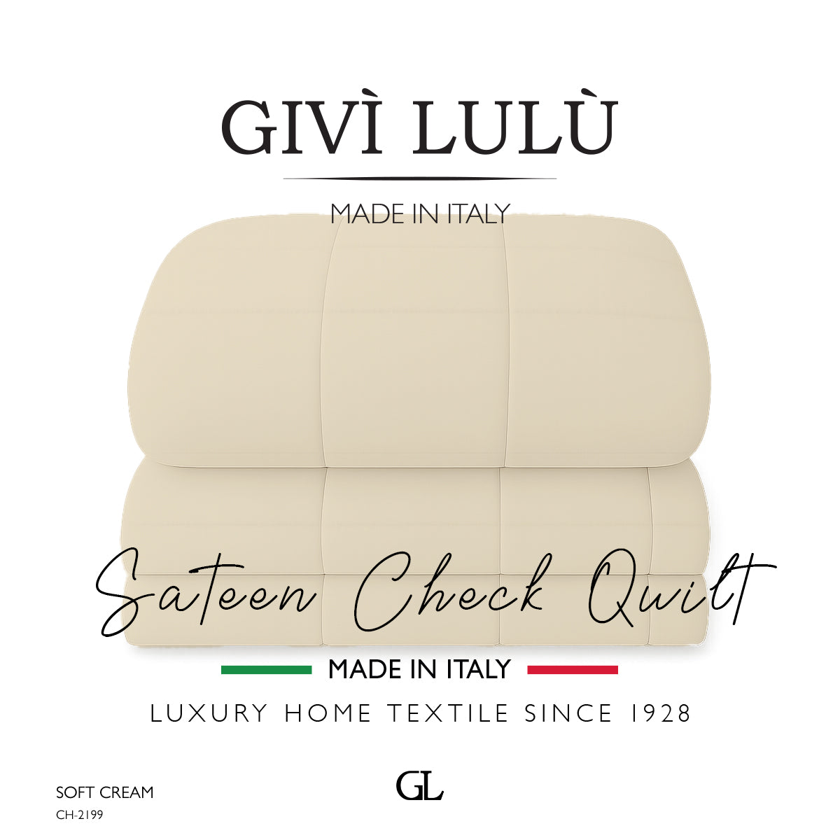 Check Quilt Winter - SOFT CREAM