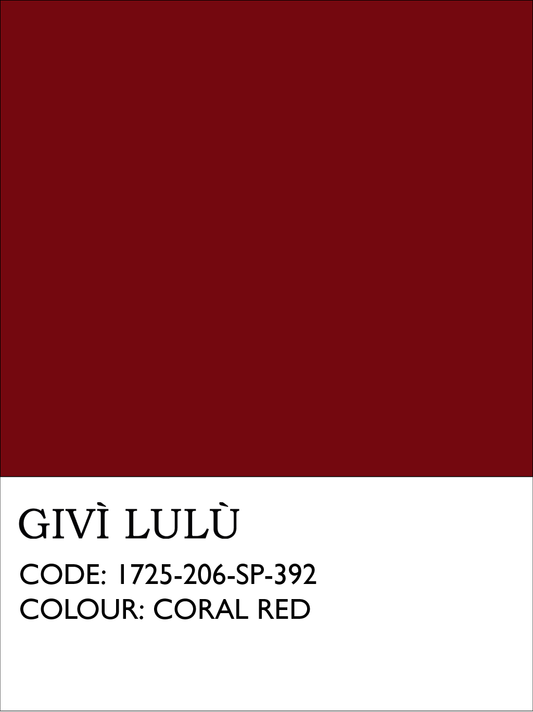 Tessuto Percalle 200 Thread Count - CORAL RED