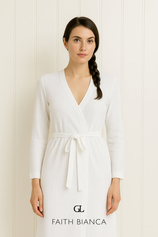 Халат с эффектом рубчика - Фейт Уайт