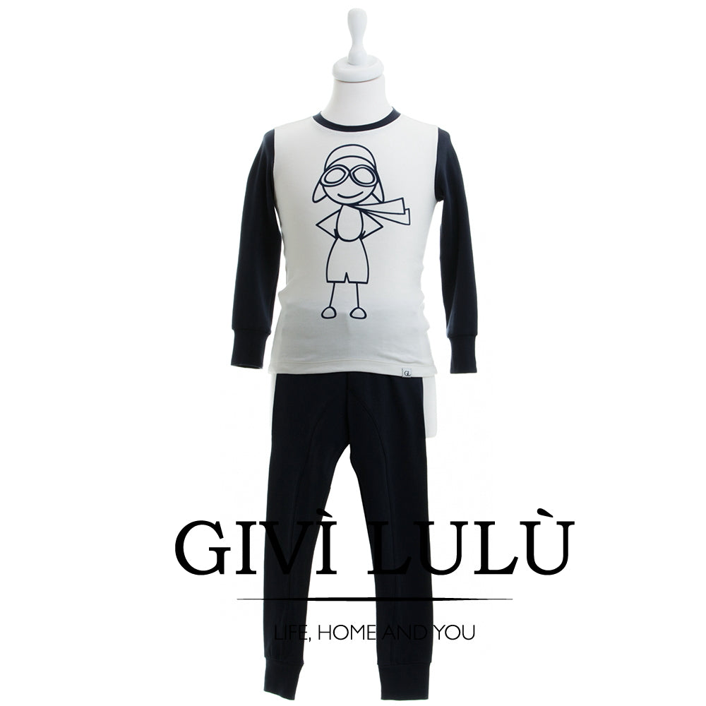 Completo Pigiama, Stampa Supereroe Bambino - Cubby