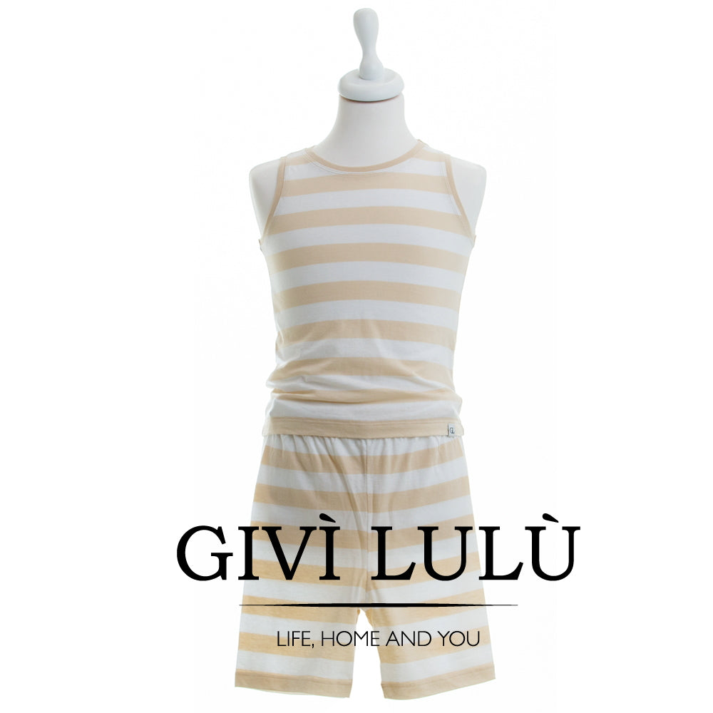 Completo Pigiama Corte Con Righe Bambino - Herve