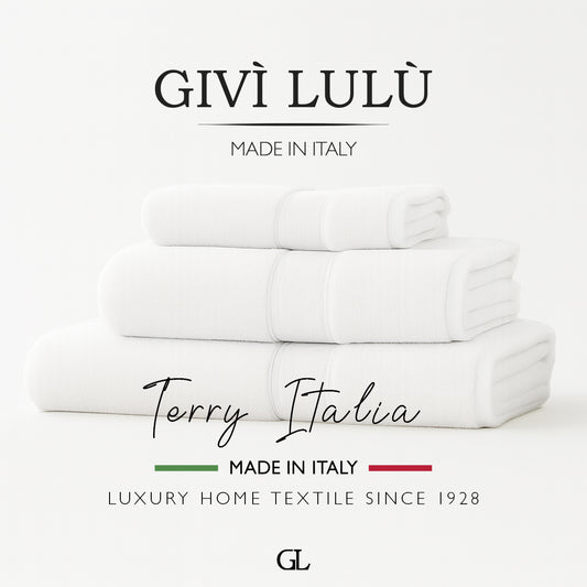 Set Asciugamani di Lusso in Spugna – 3 Pezzi, 500 g/m², Cotone Premium, Made in Italy