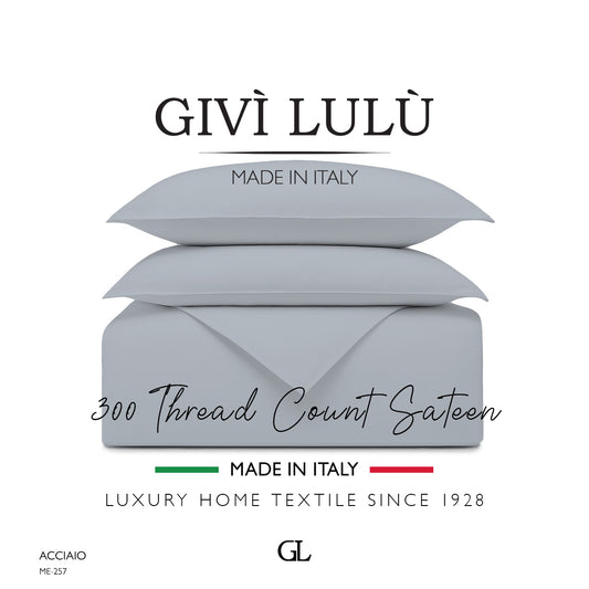 Solid 300 Thread Count - Acciaio
