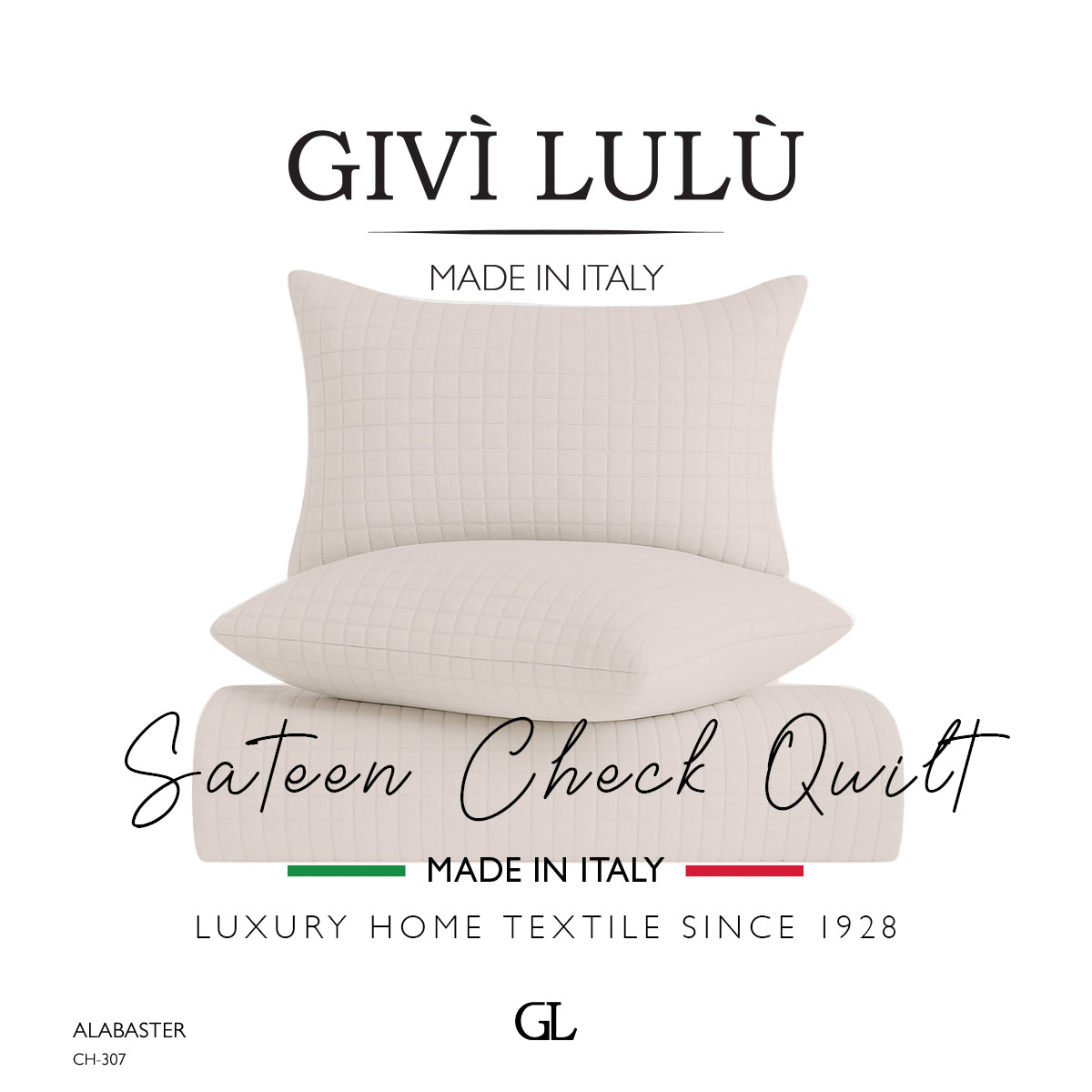 Check Quilt Summer - ALABASTER