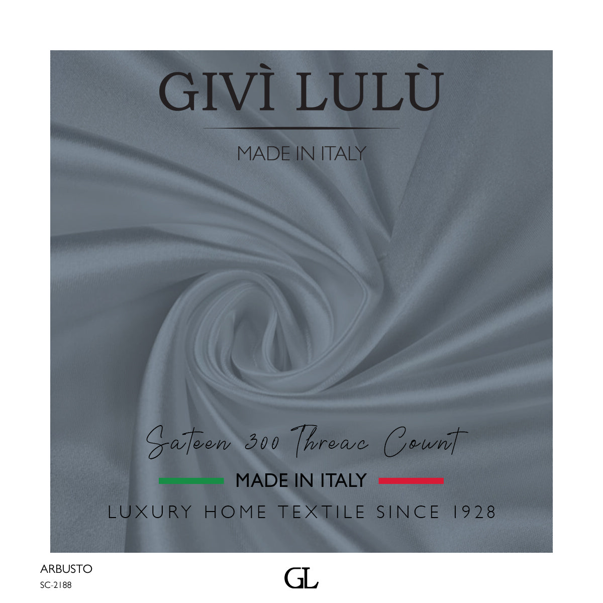 300 Thread Count Sateen Fabrics - ARBUSTO