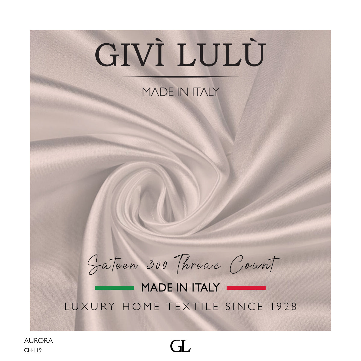 300 Thread Count Sateen Fabrics - AURORA