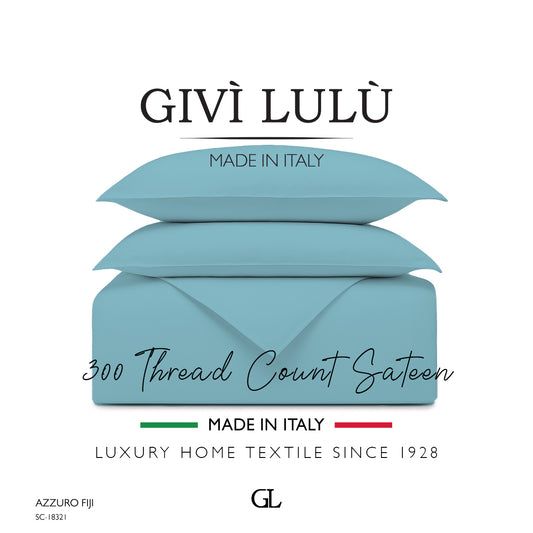 Solid 300 Thread Count - azzuro fiji