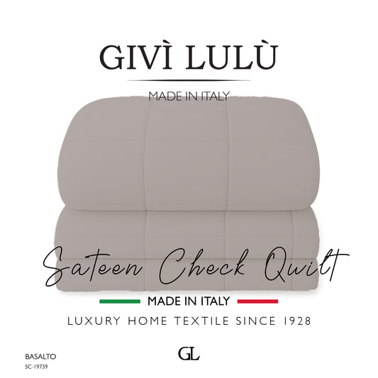 Check Quilt Winter - BASALTO