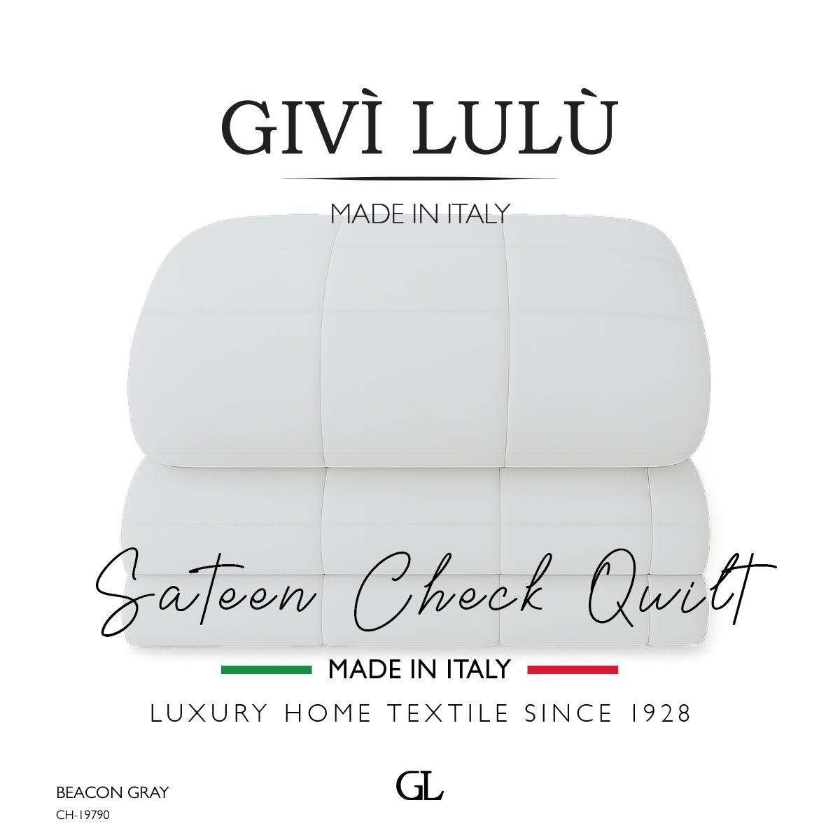 Check Quilt Winter - BEACON GRAY