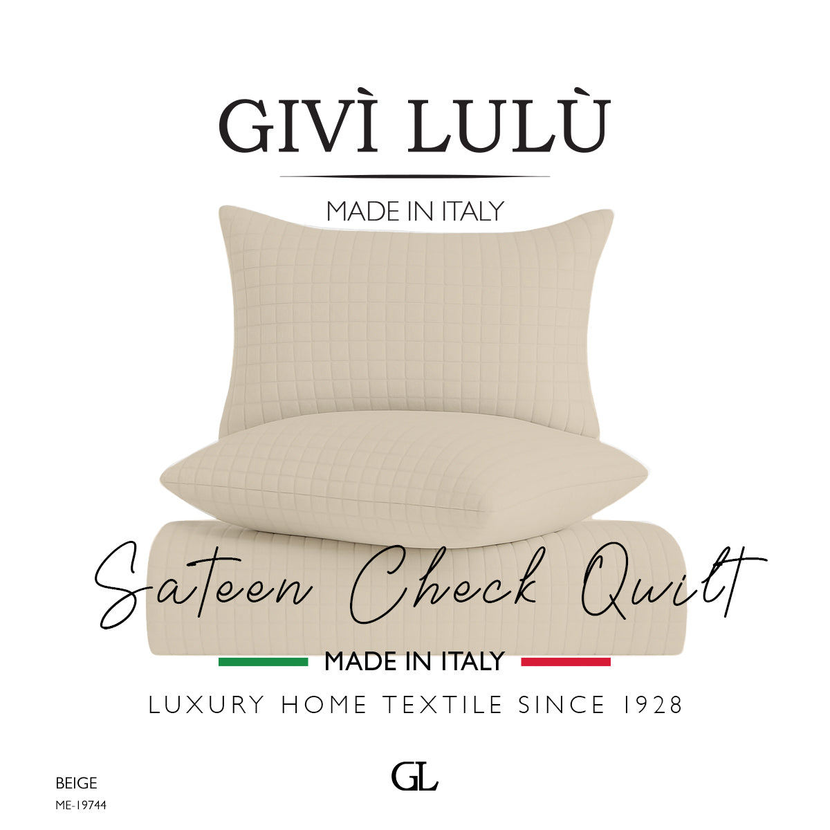 Check Quilt Summer - BEIGE