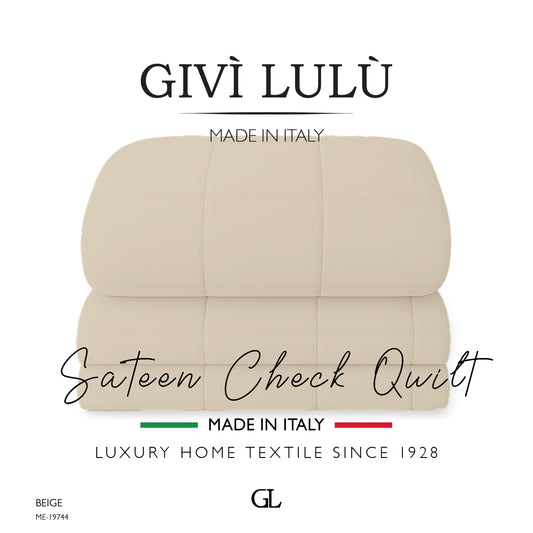 Check Quilt Winter - Beige