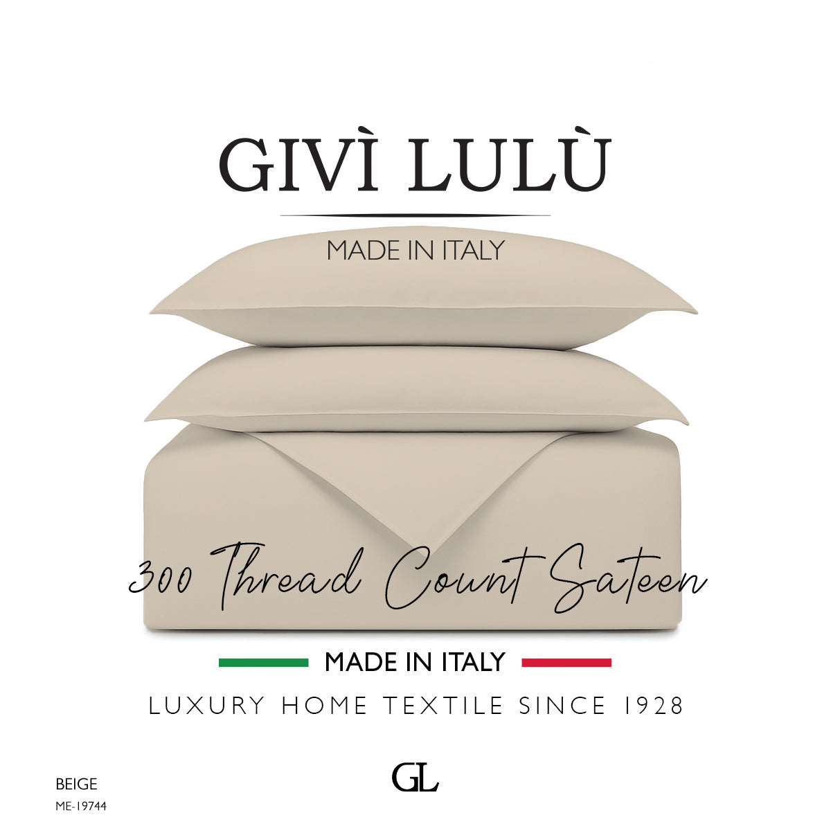 Solid 300 Thread Count - beige