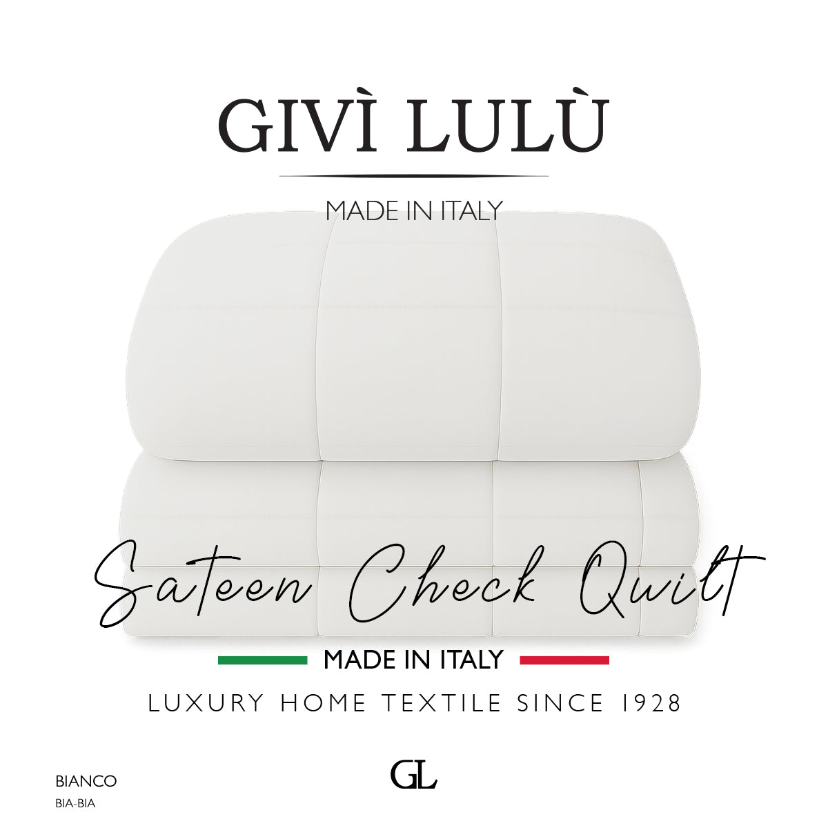 Check Quilt Winter - BIANCO