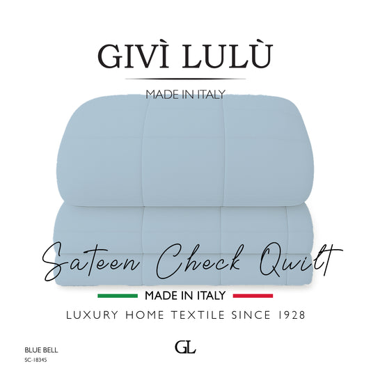 Check Quilt Winter - BLUE BELL