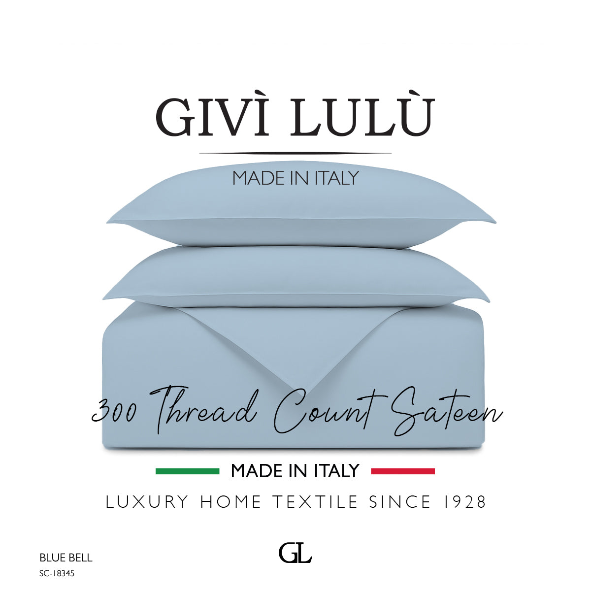 Solid 300 Thread Count - blue bell