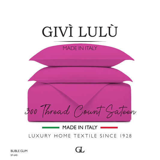 Solid 300 Thread Count - buble gum