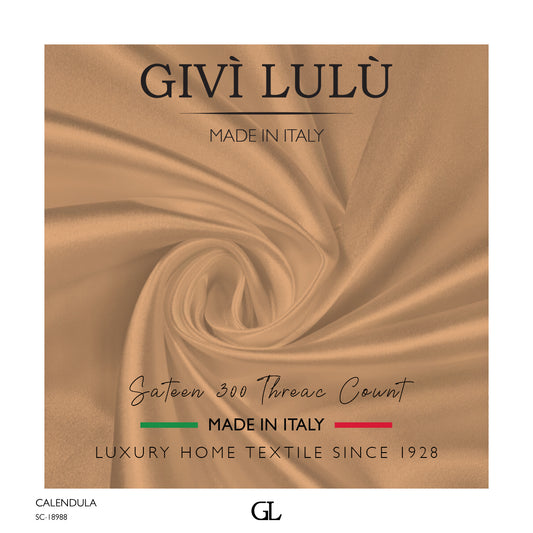 300 Thread Count Sateen Fabrics - CALENDULA