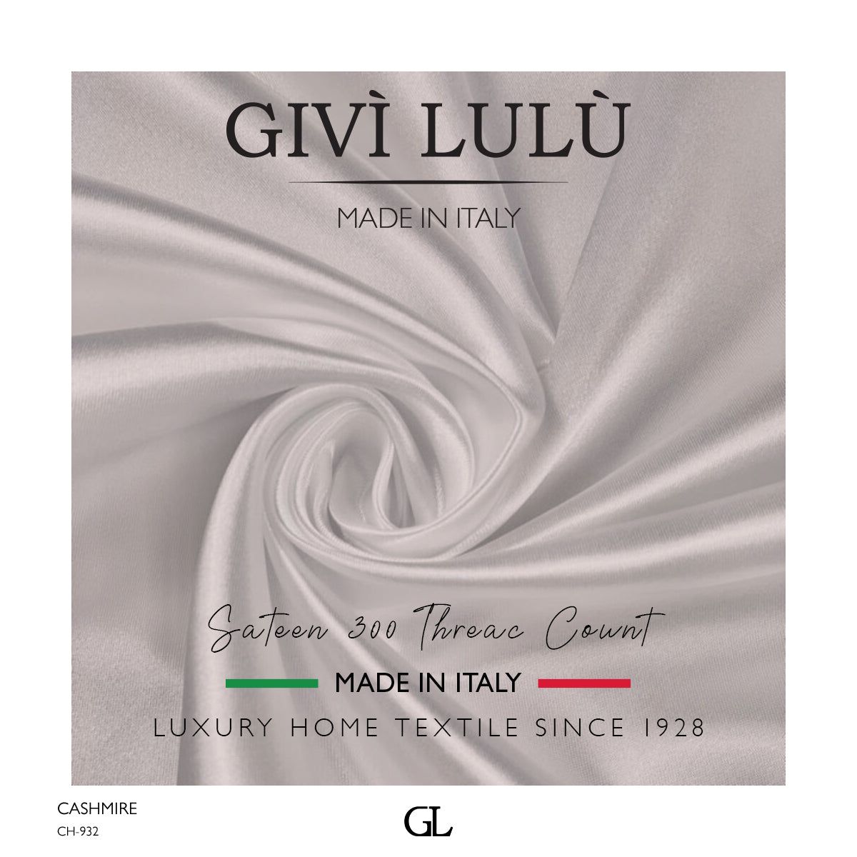 300 Thread Count Sateen Fabrics - cashmire