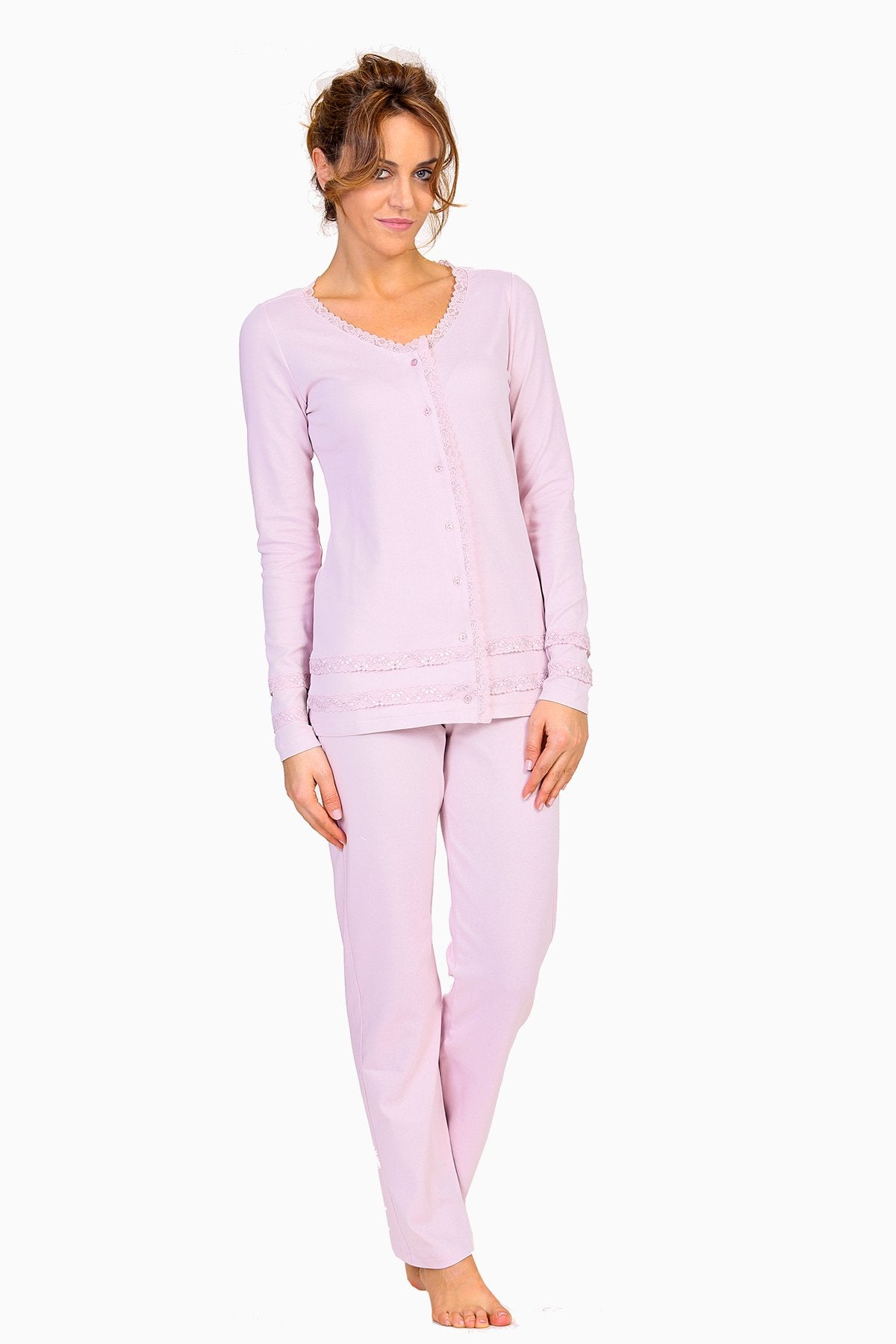 Completo Pigiama Donna Con Maniche Lunghe  - Chantal