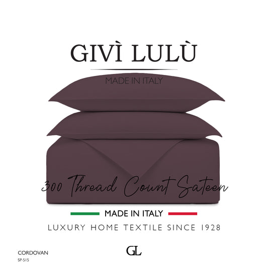 Solid 300 Thread Count - cordovan