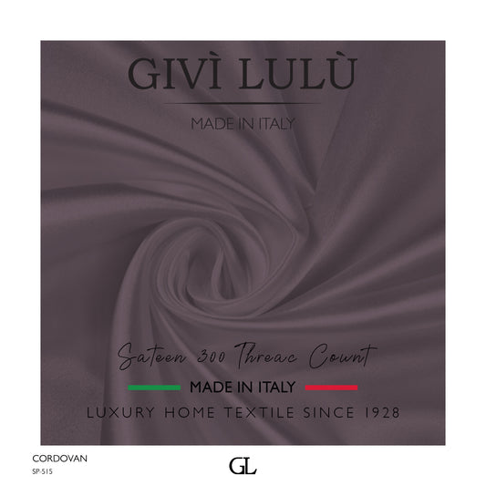 300 Thread Count Sateen Fabrics - CORDOVAN