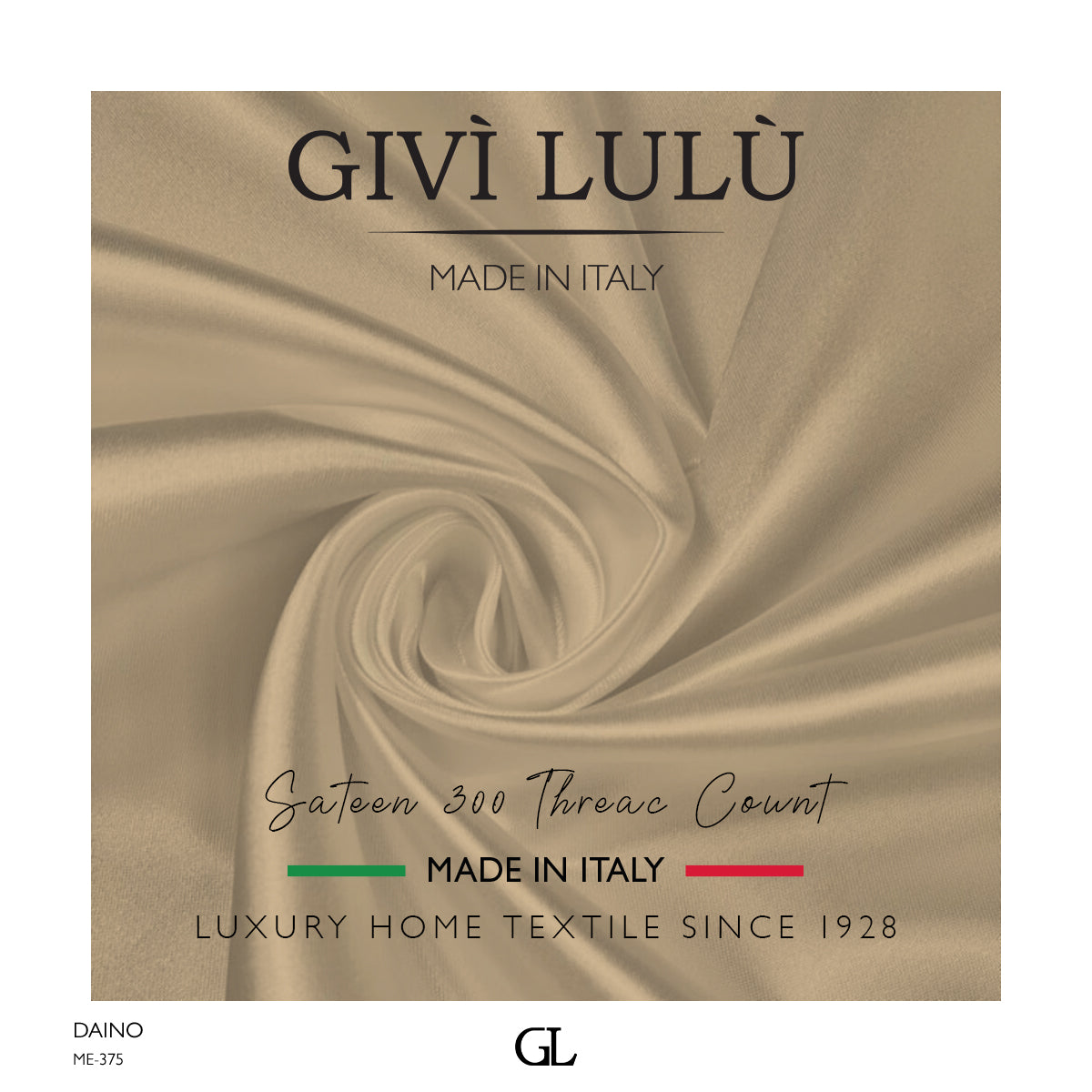 300 Thread Count Sateen Fabrics - DAINO