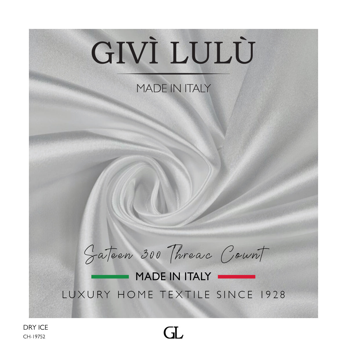 300 Thread Count Sateen Fabrics - DRY ICE