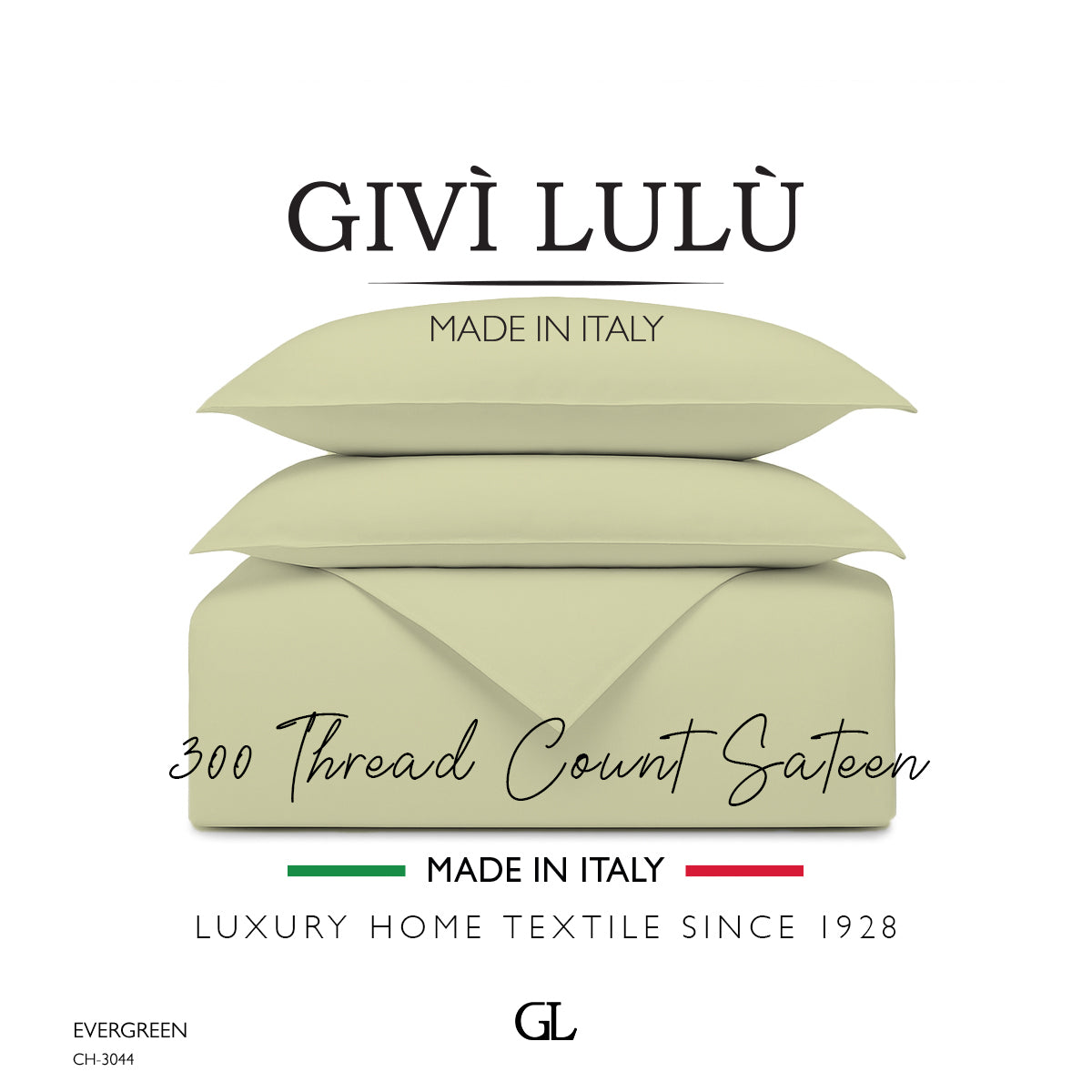 Solid 300 Thread Count - evergreen