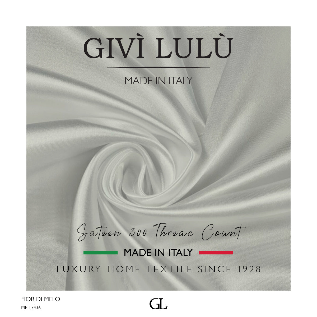 300 Thread Count Sateen Fabrics - FIOR DI MELO