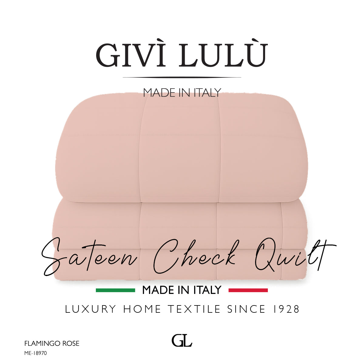 Check Quilt Winter - FLAMINGO ROSE