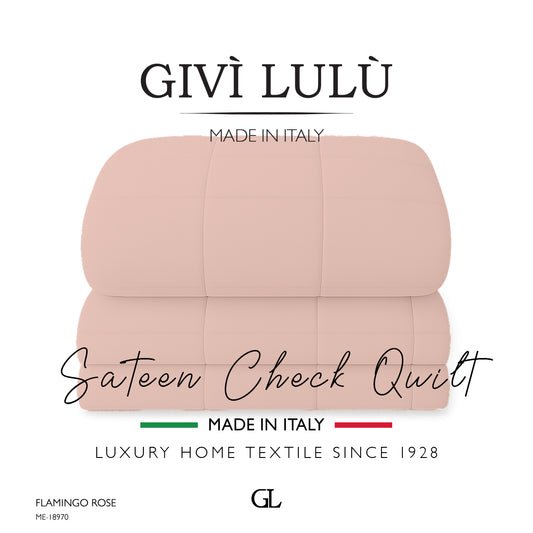 Check Quilt Winter - FLAMINGO ROSE