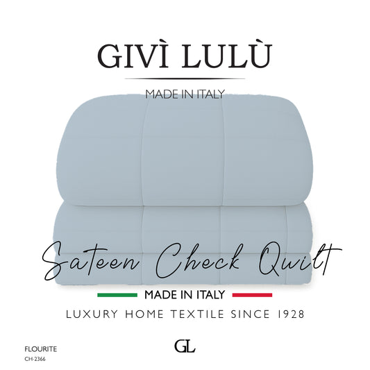 Check Quilt Winter - flourite