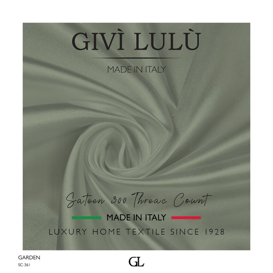 300 Thread Count Sateen Fabrics - GARDEN
