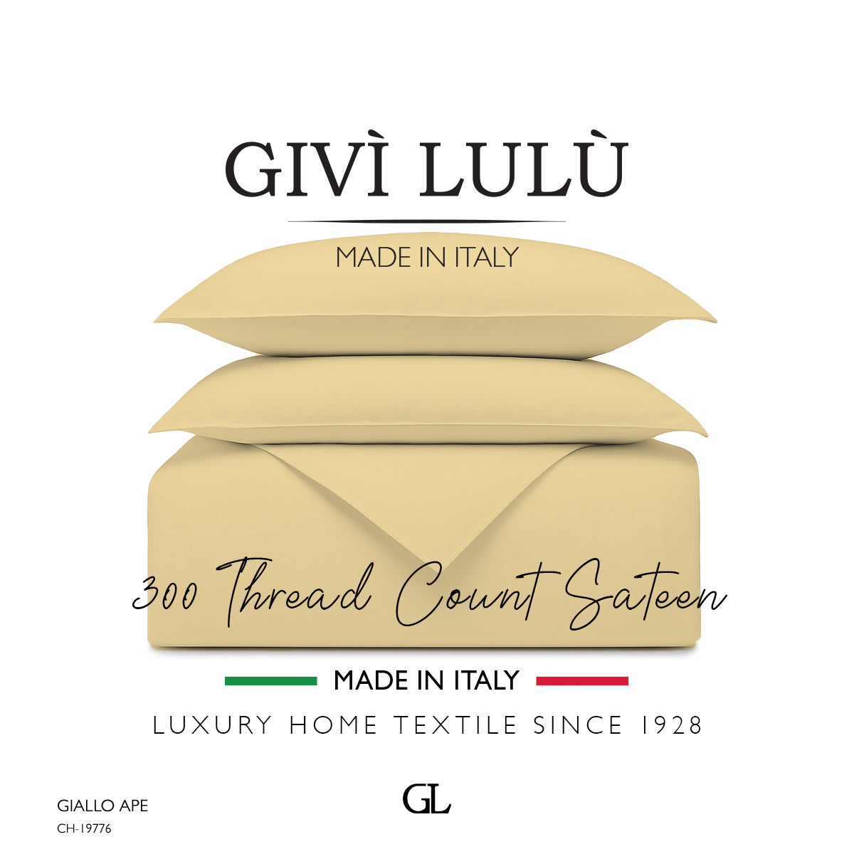 Solid 300 Thread Count - giallo ape