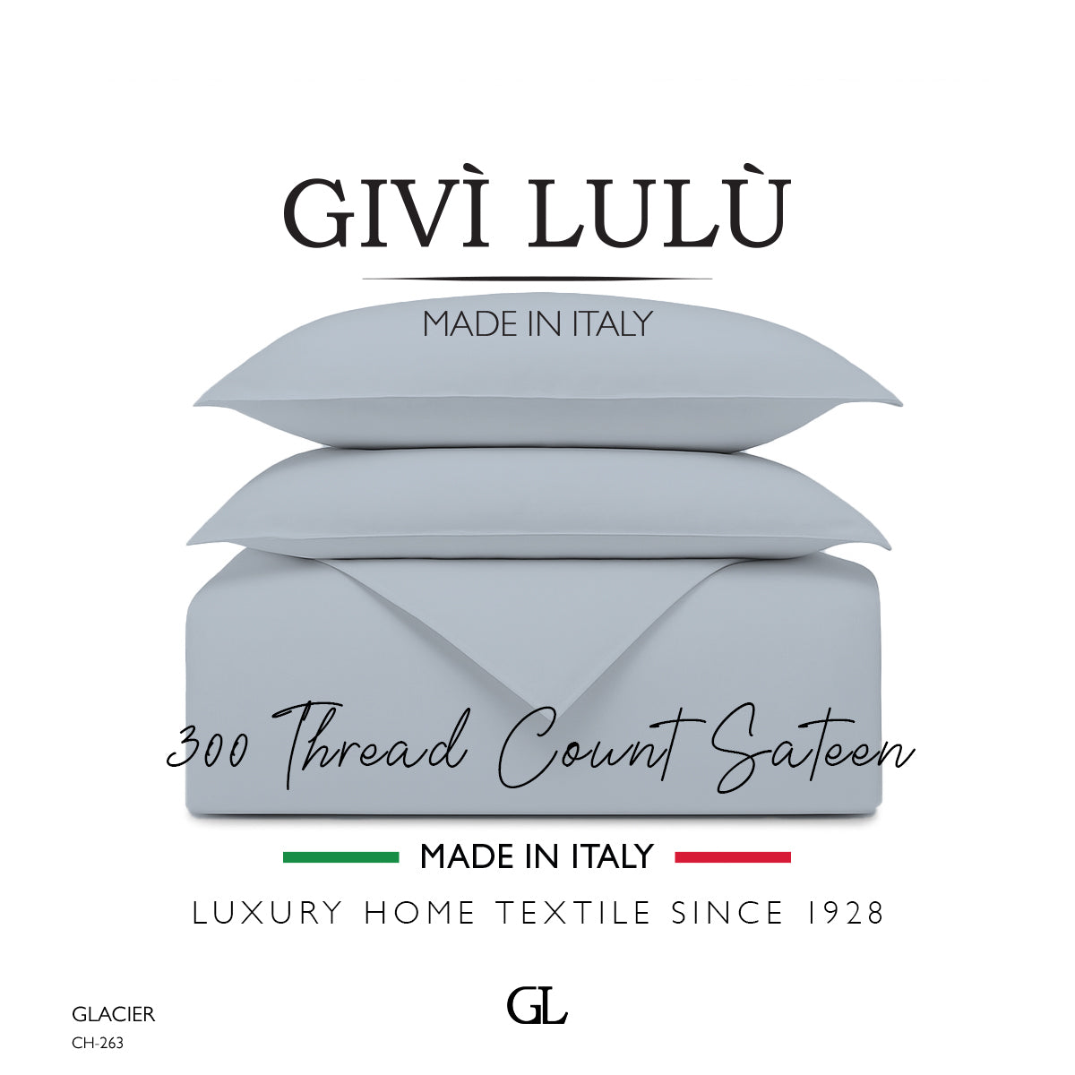 Solid 300 Thread Count - glacier