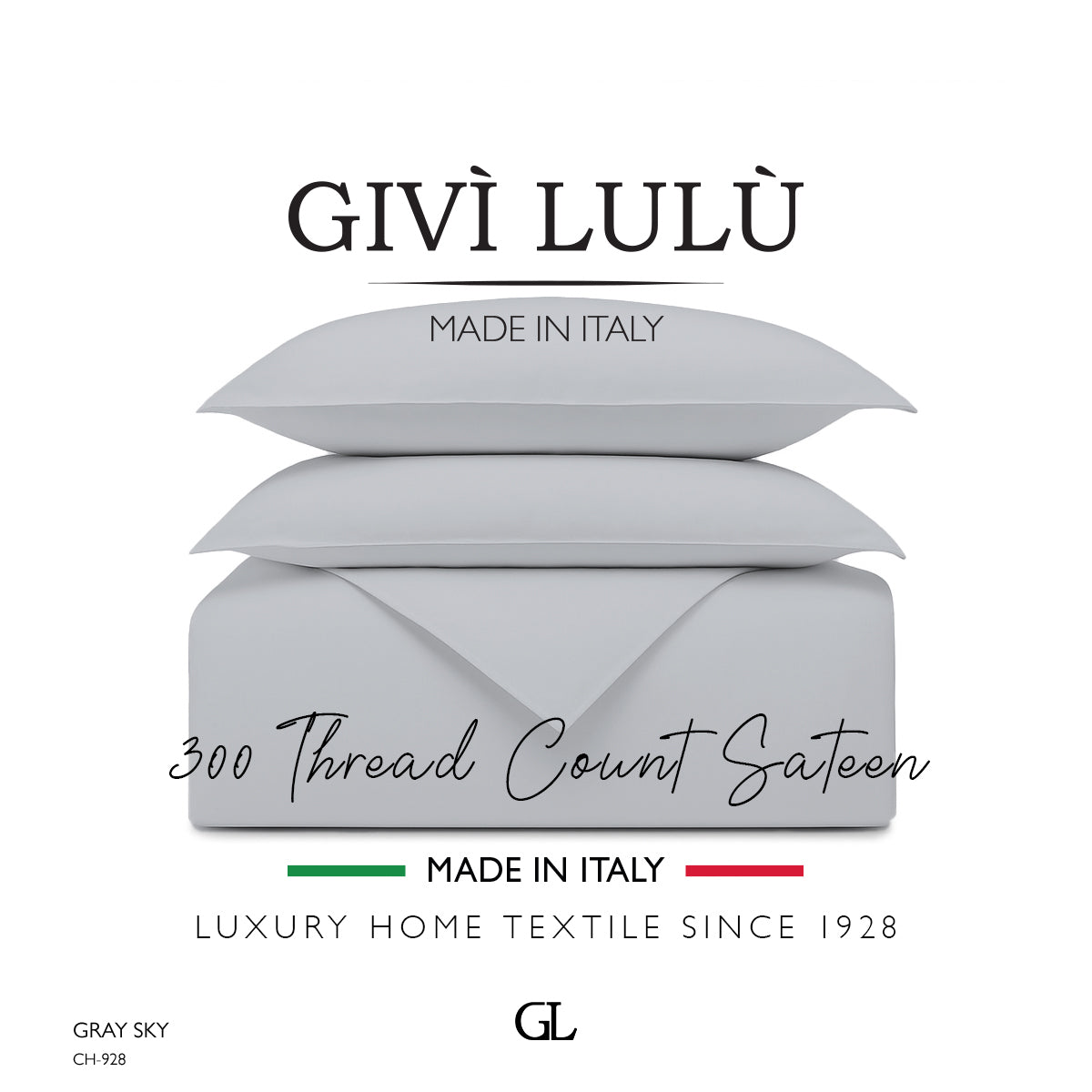 Solid 300 Thread Count - gray sky